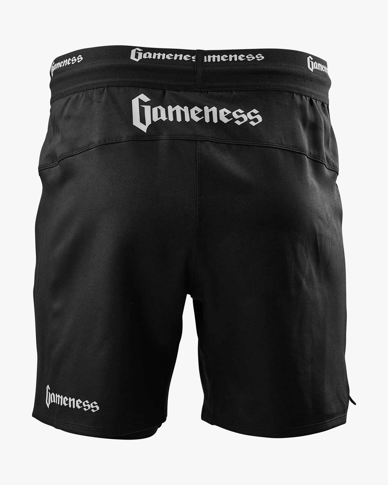 Men's Lined Pro Grappling Short by Gameness (Black)