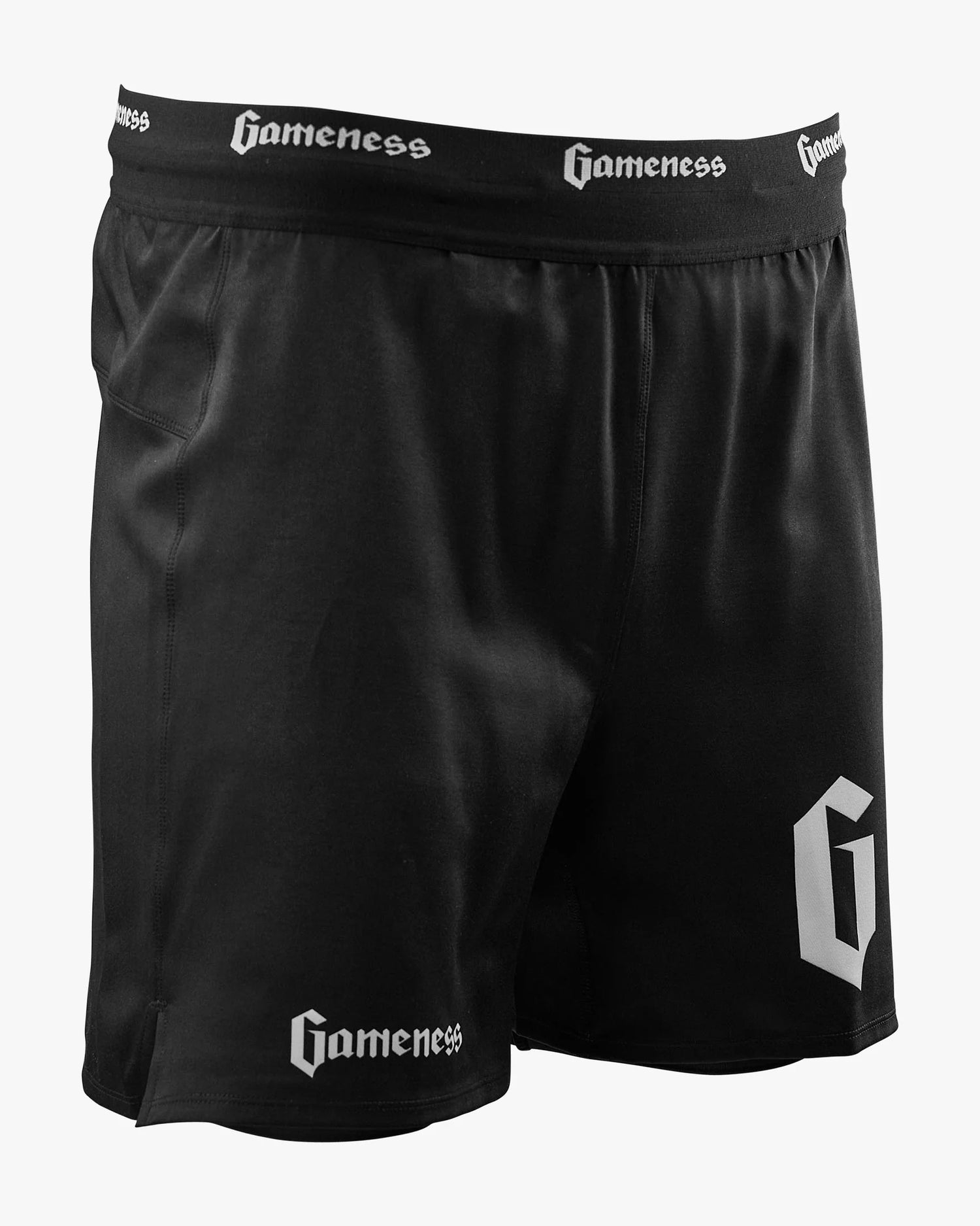 Men's Lined Pro Grappling Short by Gameness (Black)