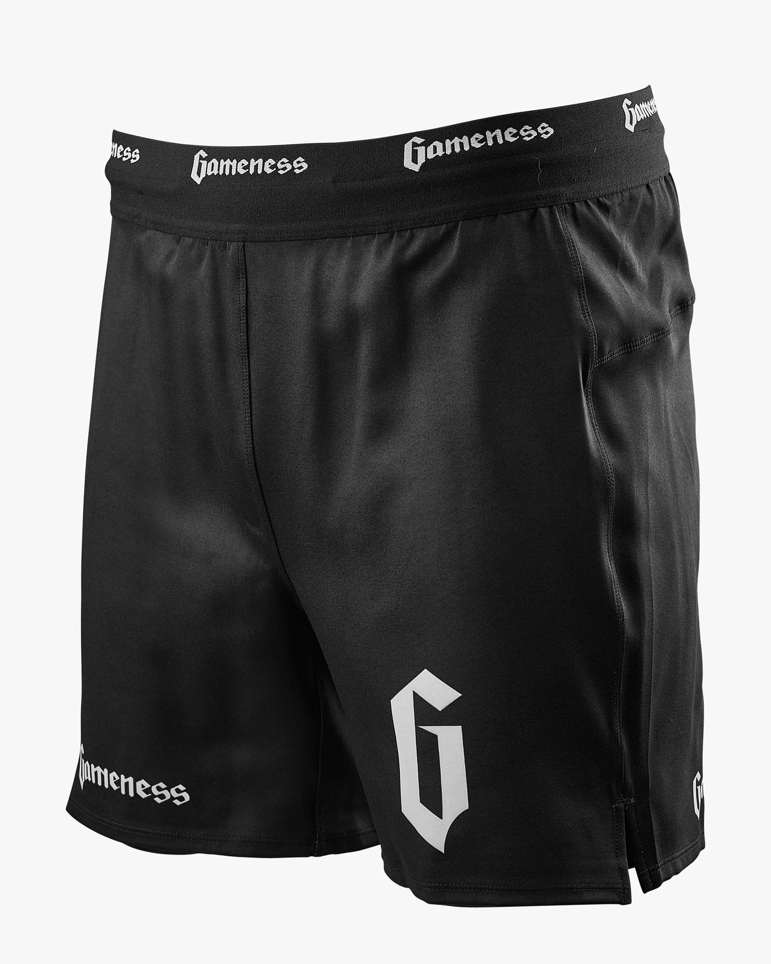 Men's Lined Pro Grappling Short by Gameness (Black)