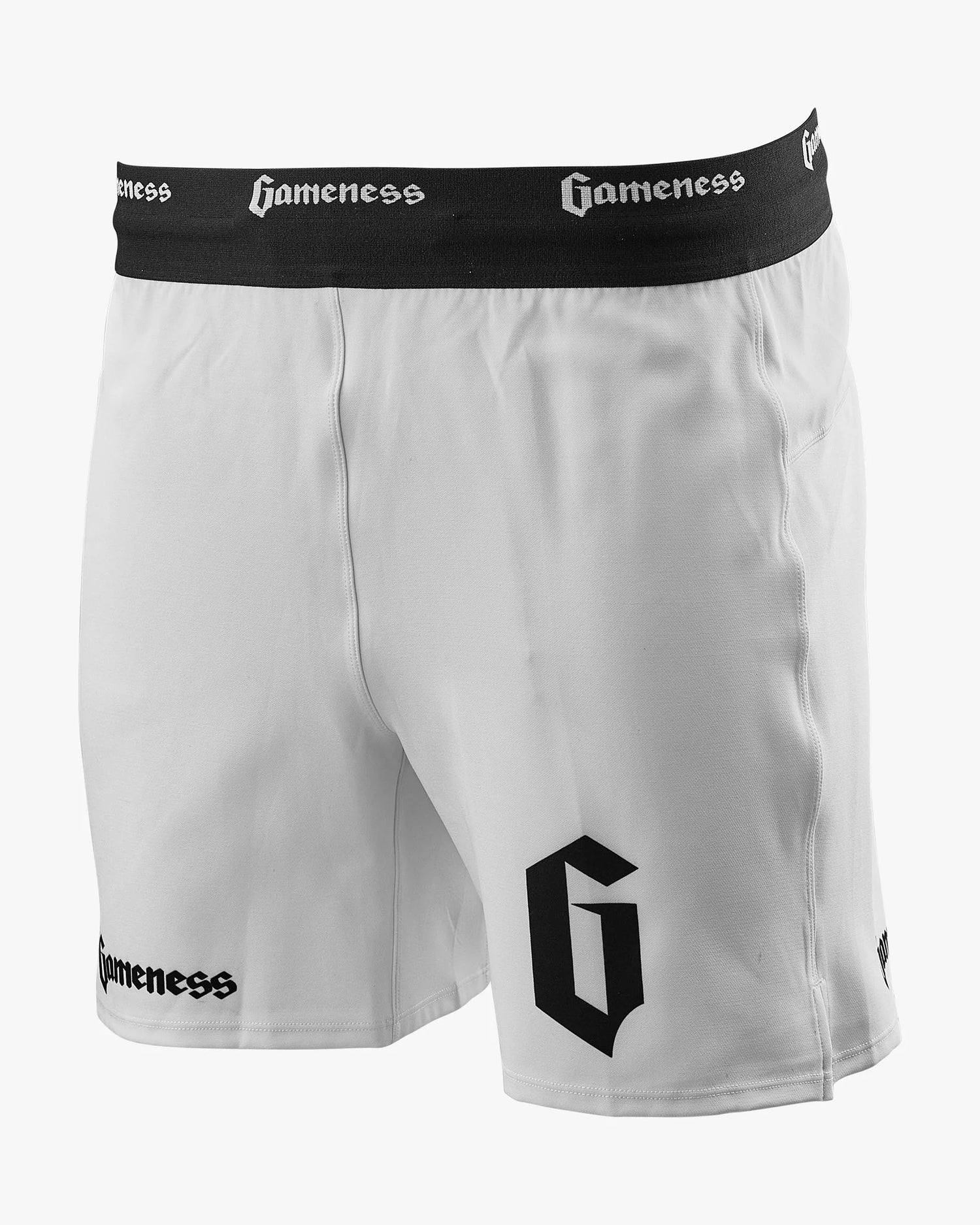Men's Lined Pro Grappling Short by Gameness (White)