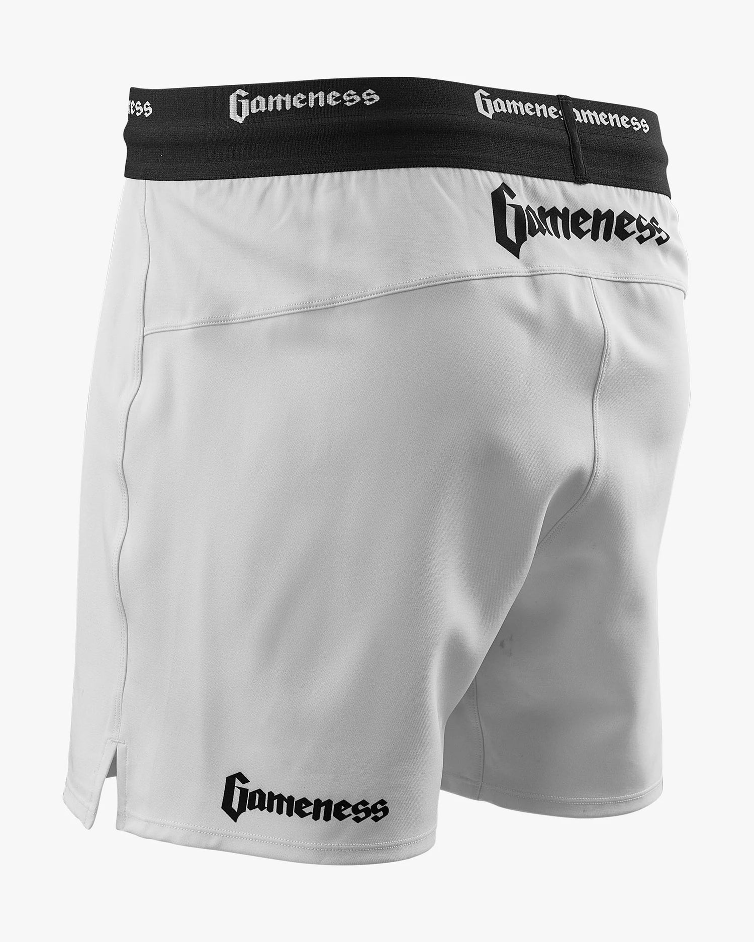 Men's Lined Pro Grappling Short by Gameness (White)