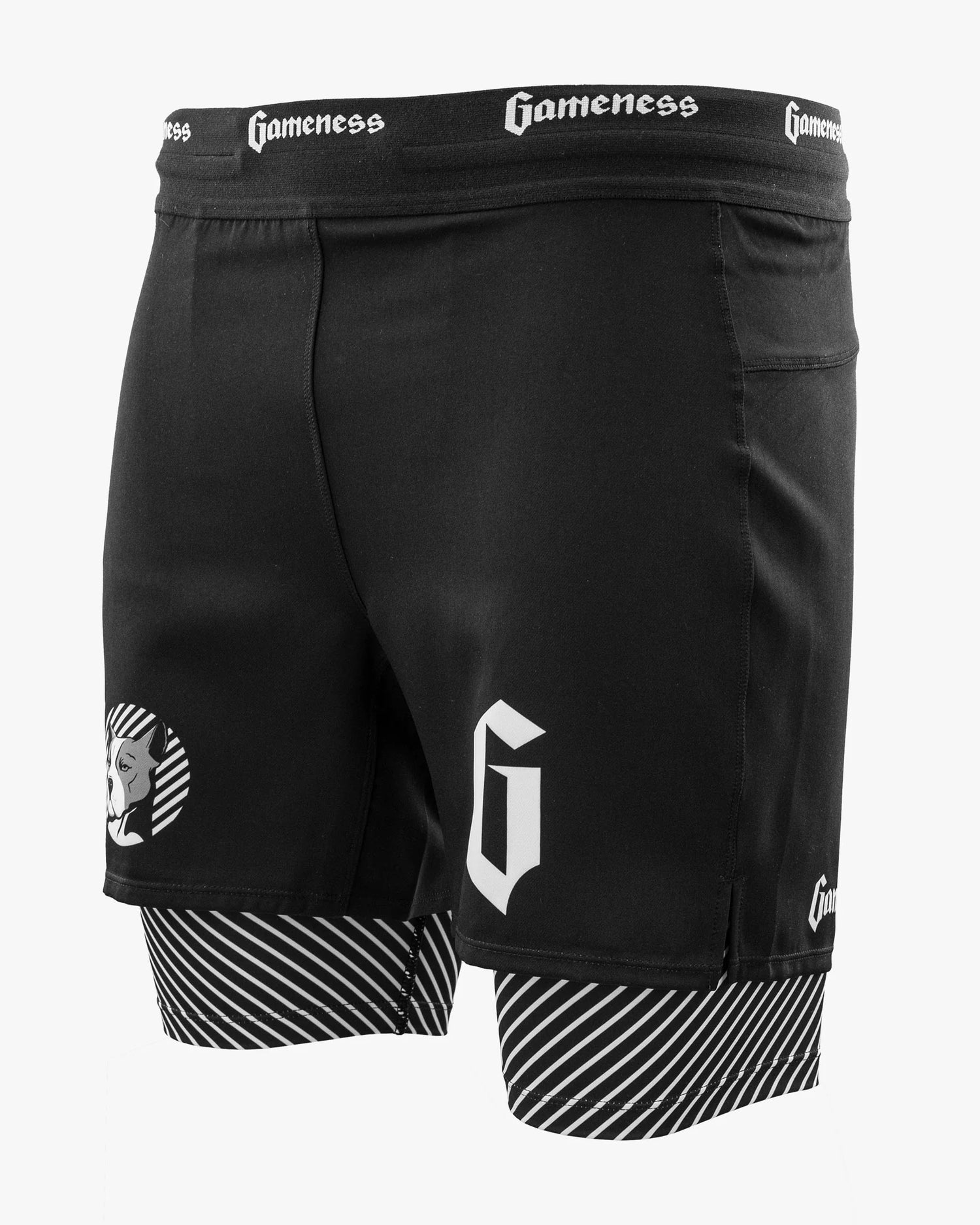 Spirit Animal Grappling Short by Gameness (Black)