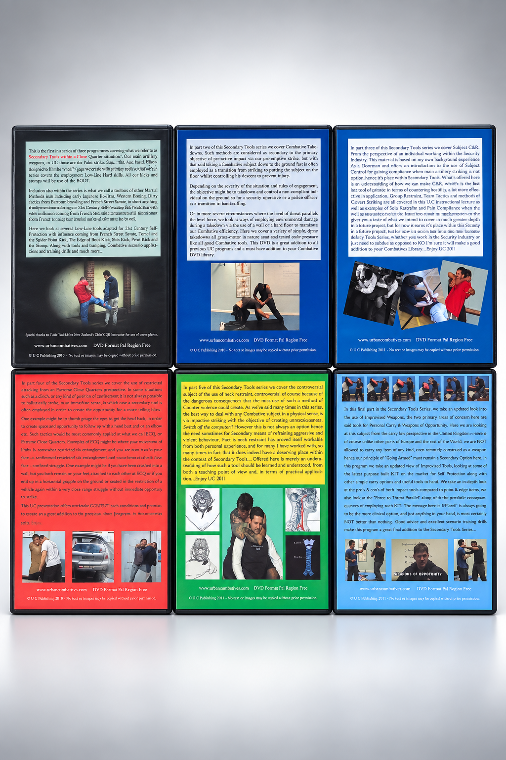 Urban Combatives Secondary Tools 6 DVD Set by Lee Morrison (Preowned) (PAL)