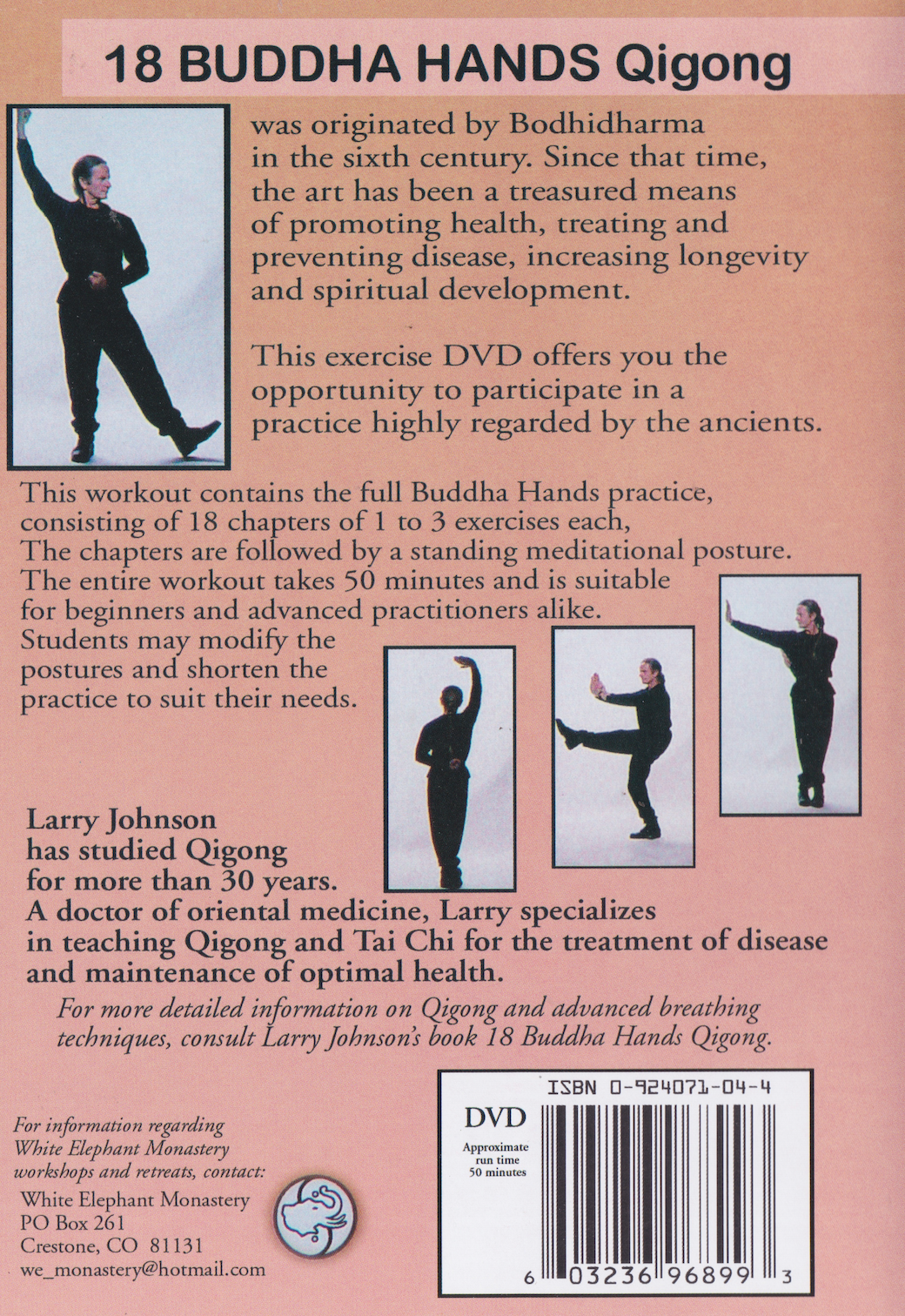 18 Buddha Hands Qigong DVD by Larry Johnson (Preowned)