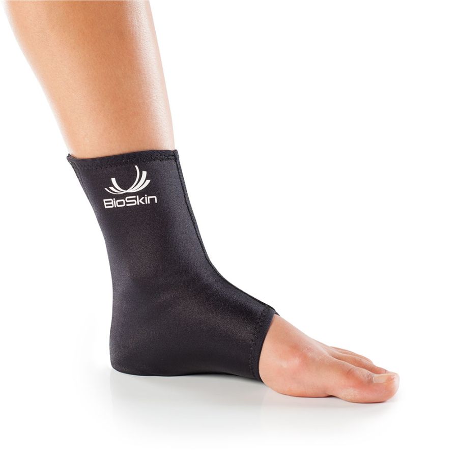 Ankle Compression Sleeve with Compression Wrap by Bioskin