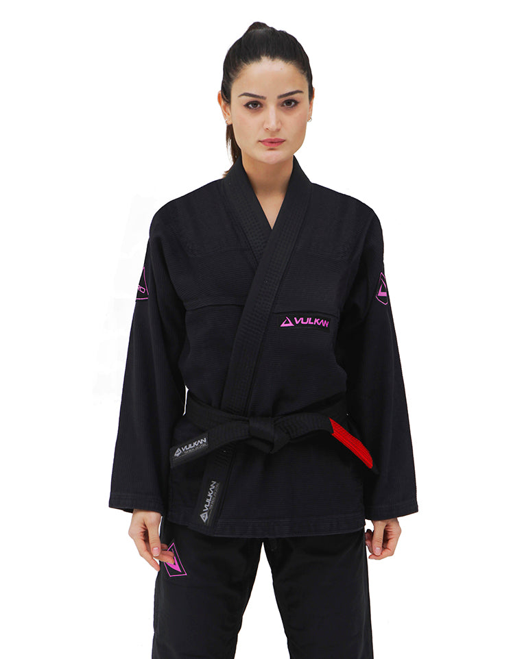 WOMEN PRO EVOLUTION Jiu Jitsu GI (Black) by Vulkan