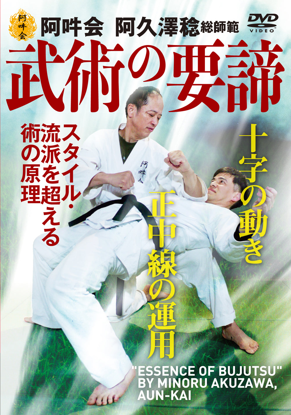 Essence of Bujutsu DVD by Minoru Akuzawa of Aunkai
