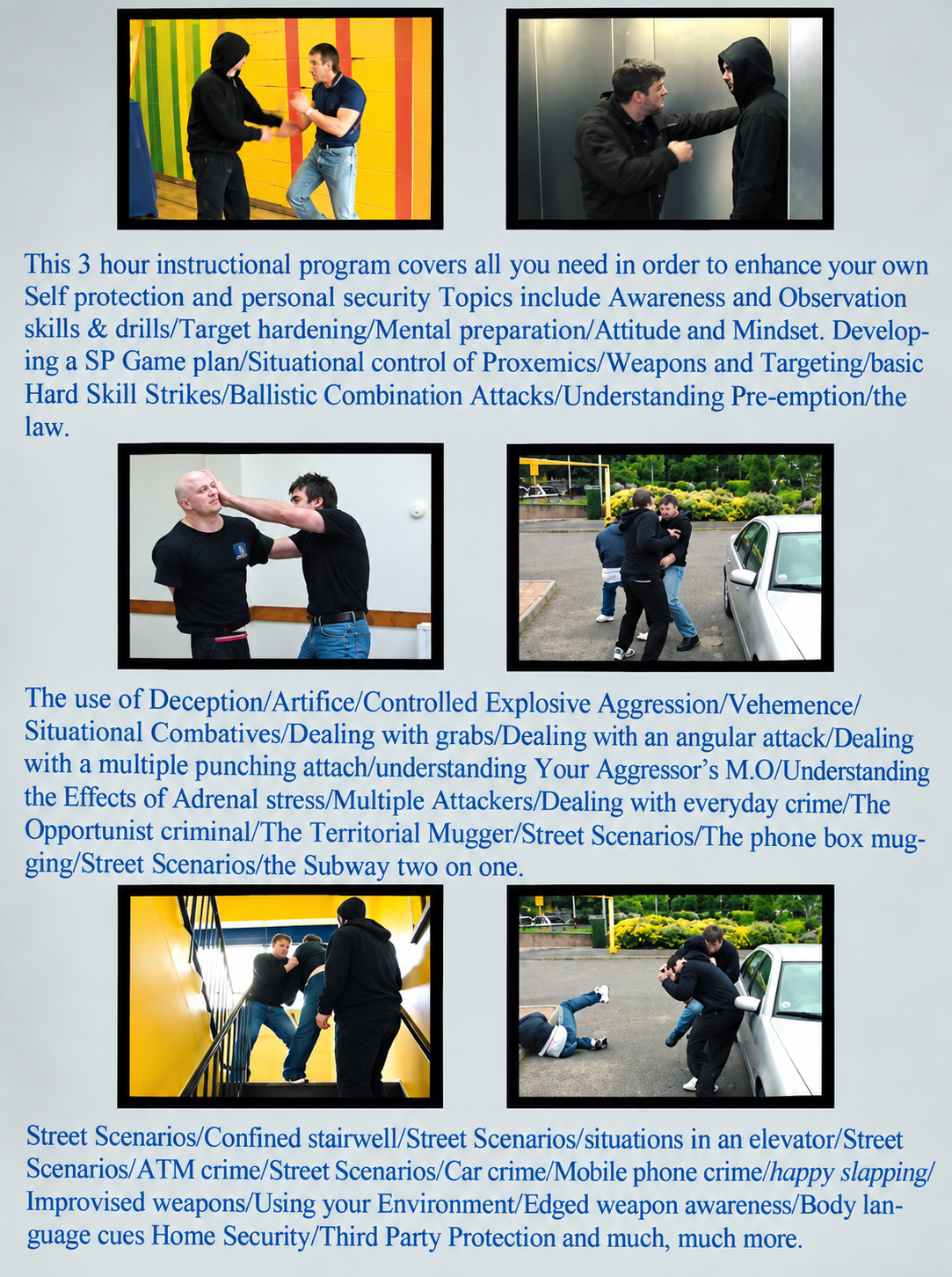 Fight Back - Self Protection Strategies for a World Gone Mad 4 DVD Set by Lee Morrison (Preowned) (PAL)