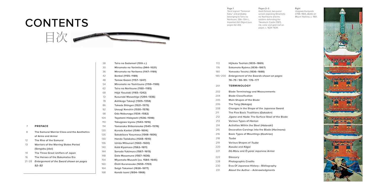 Japanese Swords and Armor: Masterpieces from Thirty of Japan's Most Famous Samurai Warriors Book by Paul Martin (Hardcover)