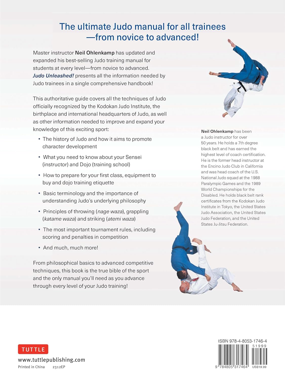 Judo Unleashed!: The Ultimate Training Bible for Judoka at Every Level Book by Neil Ohlenkamp (Revised and Expanded Edition)