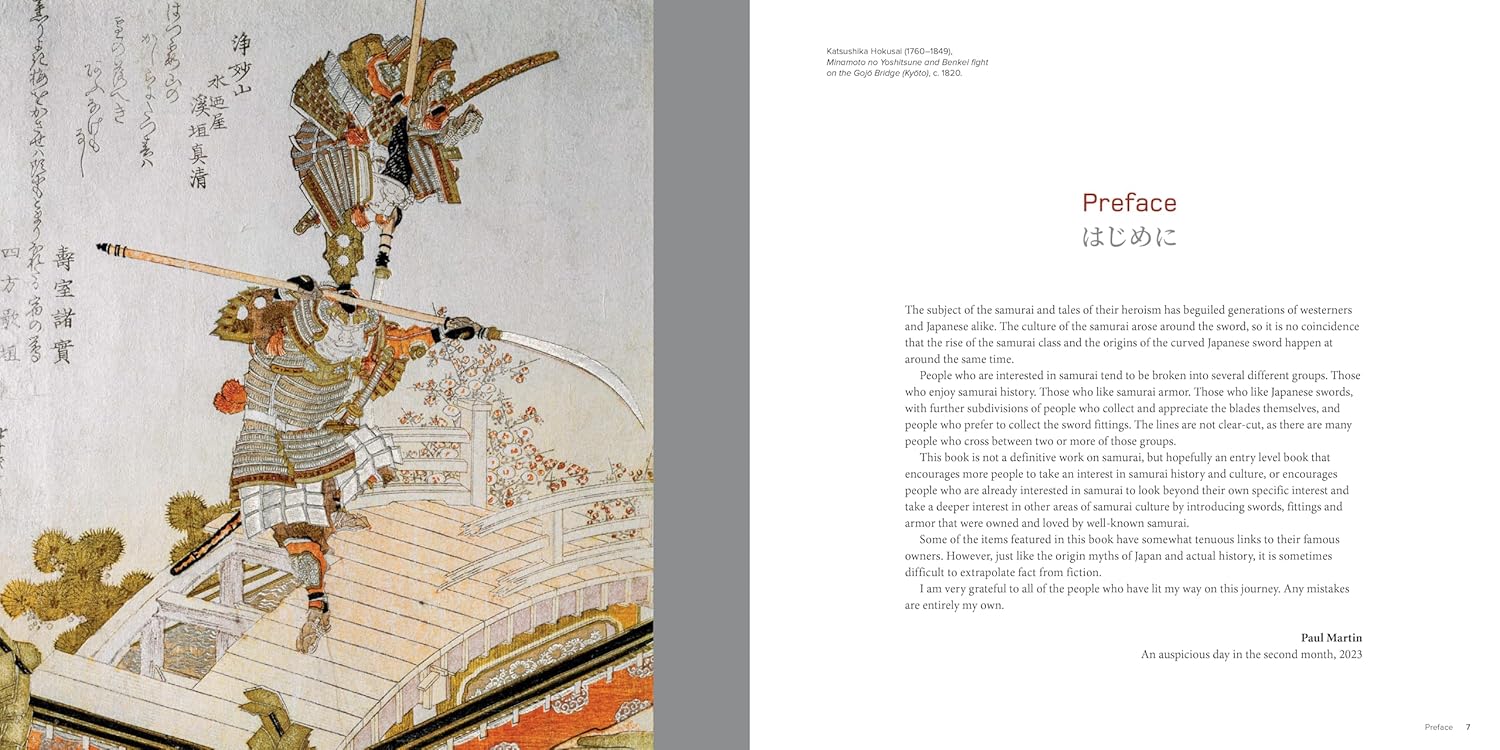 Japanese Swords and Armor: Masterpieces from Thirty of Japan's Most Famous Samurai Warriors Book by Paul Martin (Hardcover)
