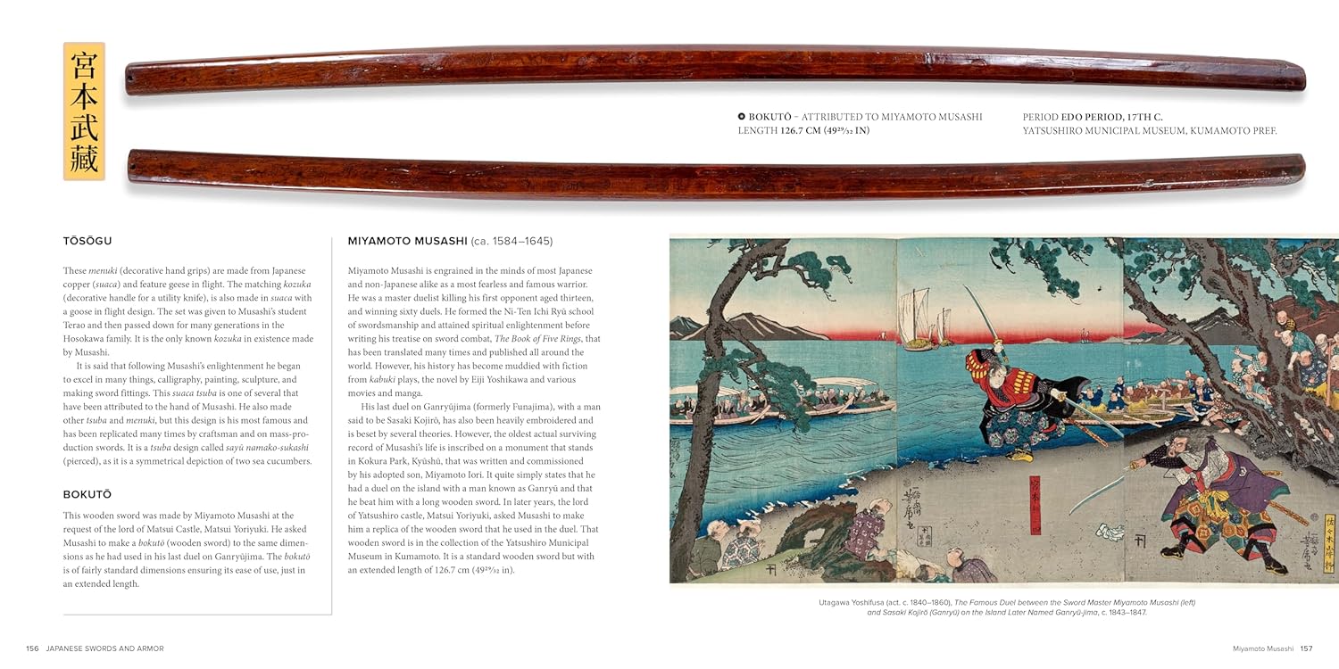 Japanese Swords and Armor: Masterpieces from Thirty of Japan's Most Famous Samurai Warriors Book by Paul Martin (Hardcover)