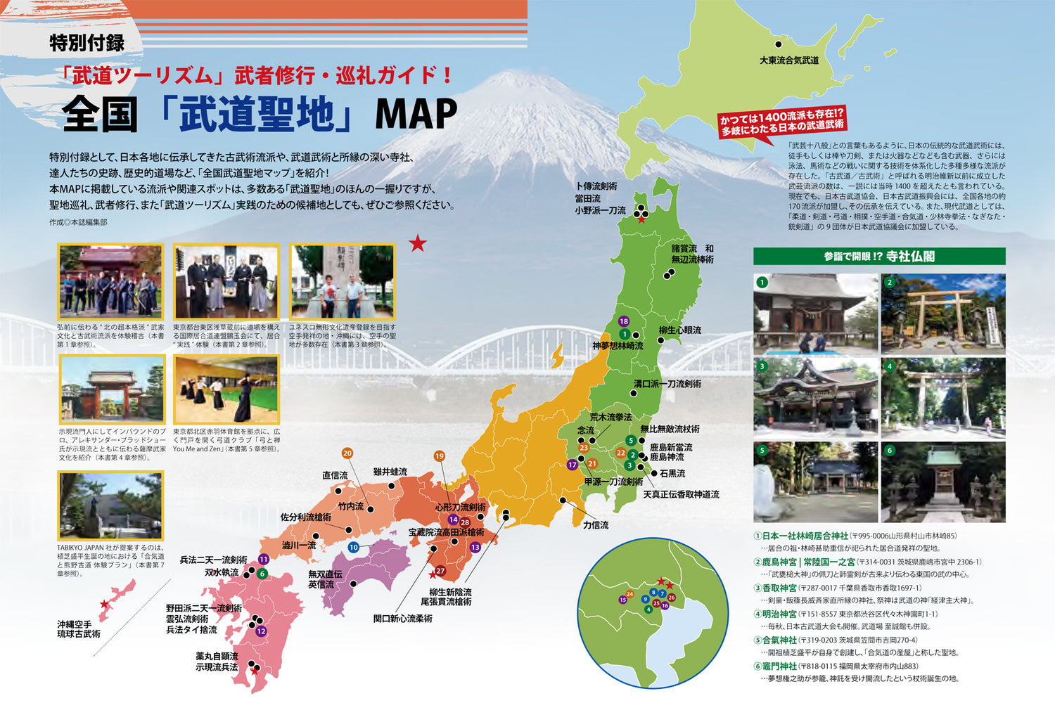 Guía de turismo de Budo en Japón