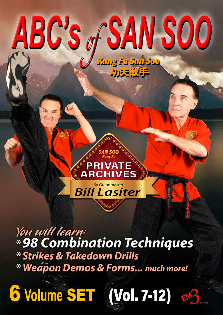 ABC's of Kung Fu San Soo 6 DVD Set by Bill Lasiter (7-12)