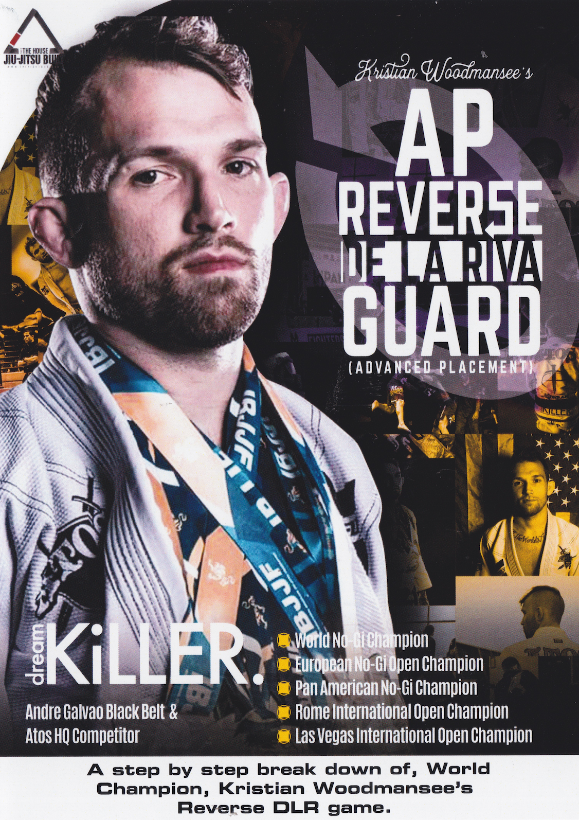 AP Reverse De la Riva Guard DVD with Kristian Woodmansee
