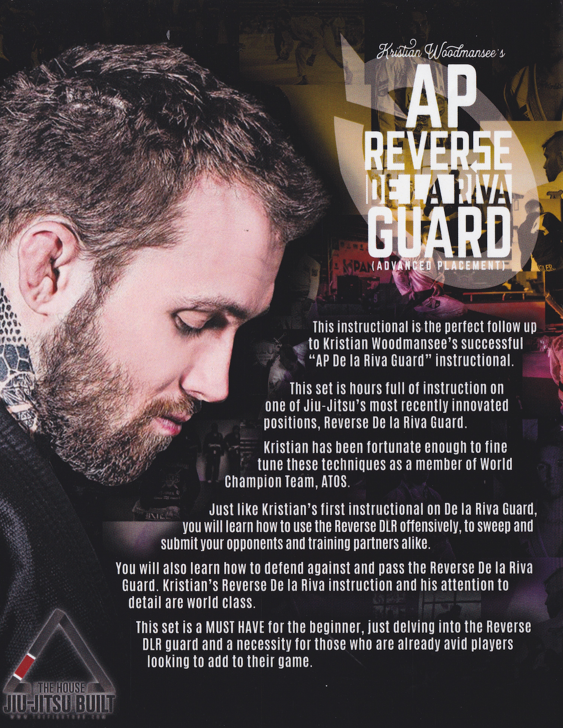 AP Reverse De la Riva Guard DVD with Kristian Woodmansee