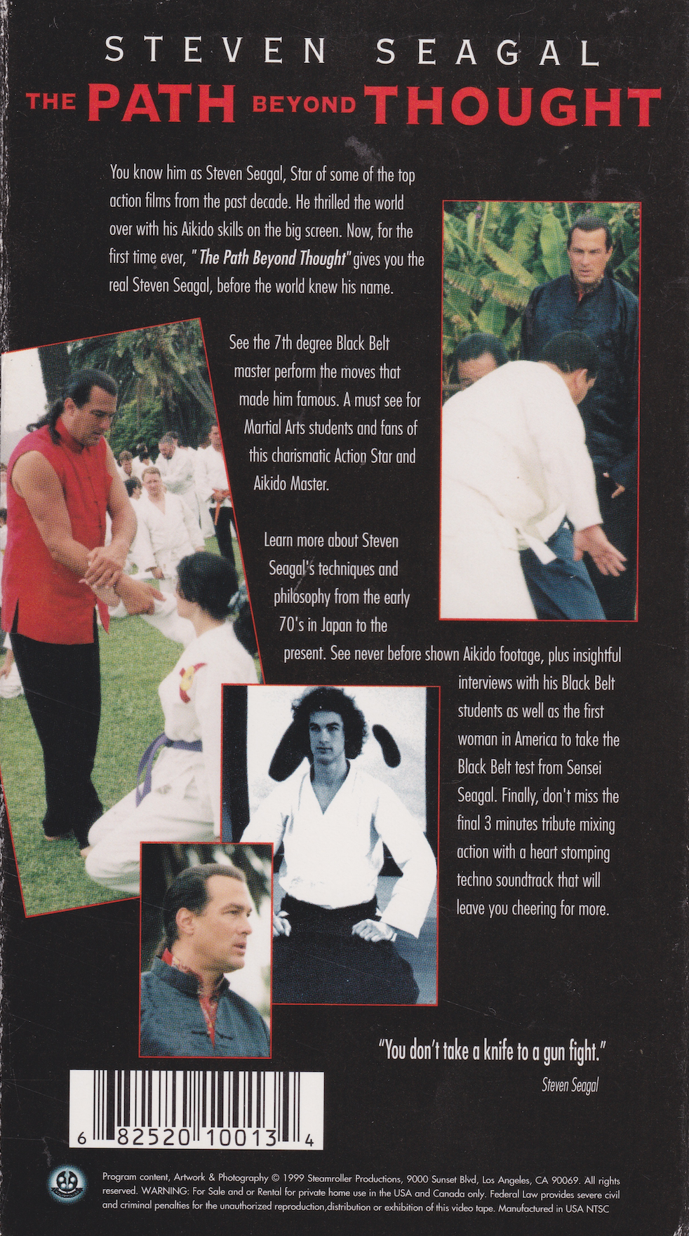 Aikido the Path Beyond Thought VHS by Steaven Seagal (Preowned)