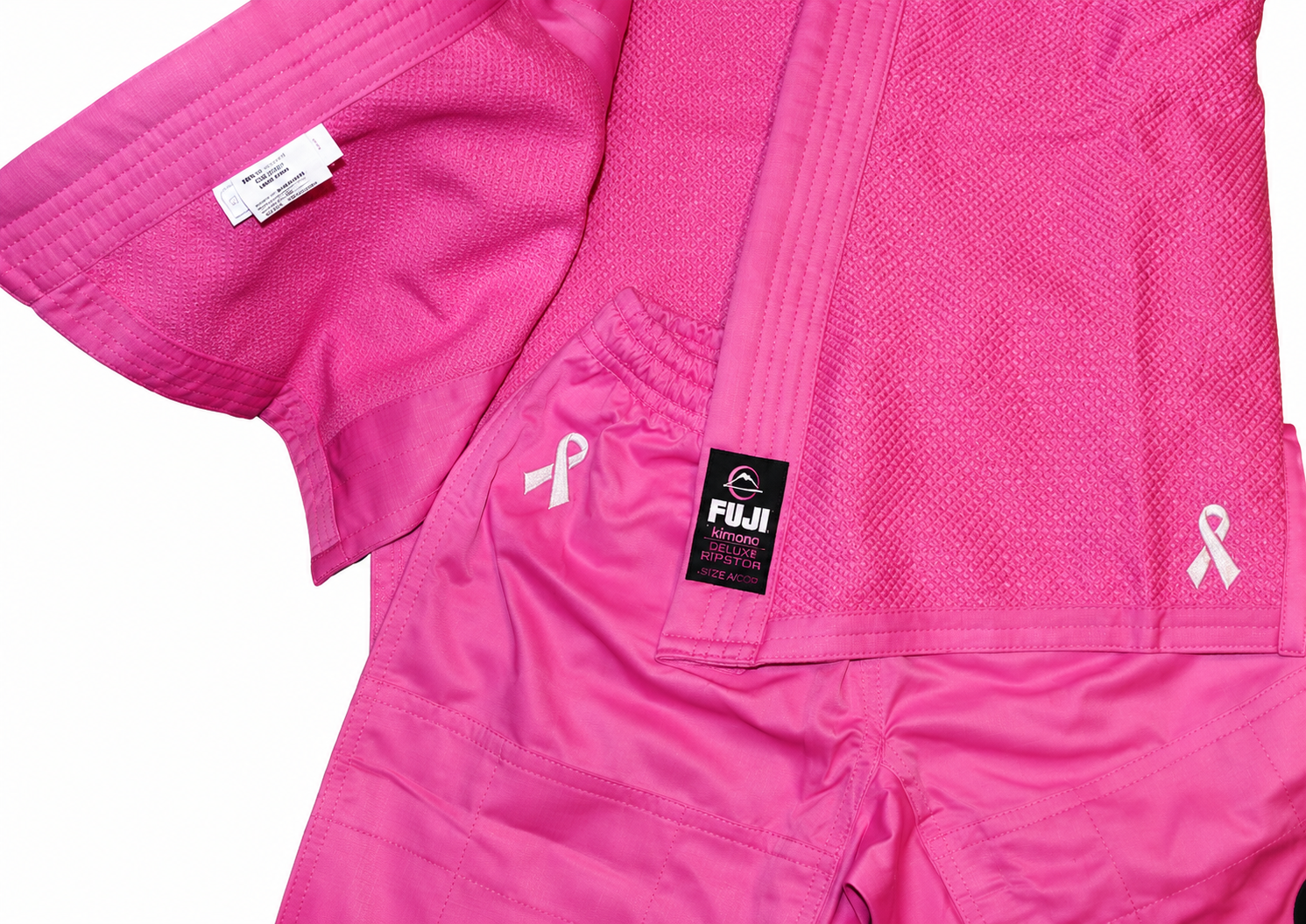 All Around Kids BJJ Gi Pink by Fuji with Belt