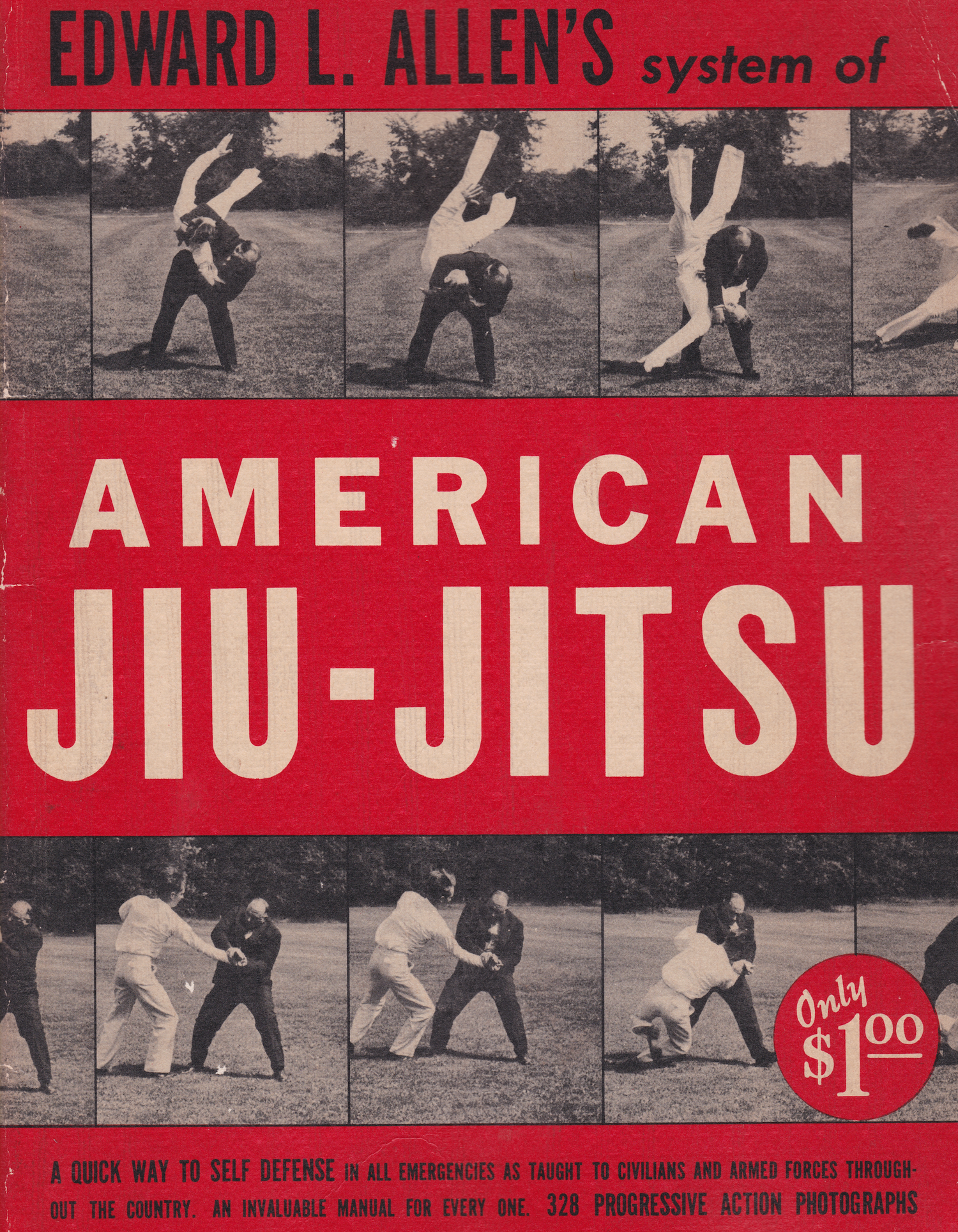 American Jiu-jitsu System Book by Edward Allen (Preowned)