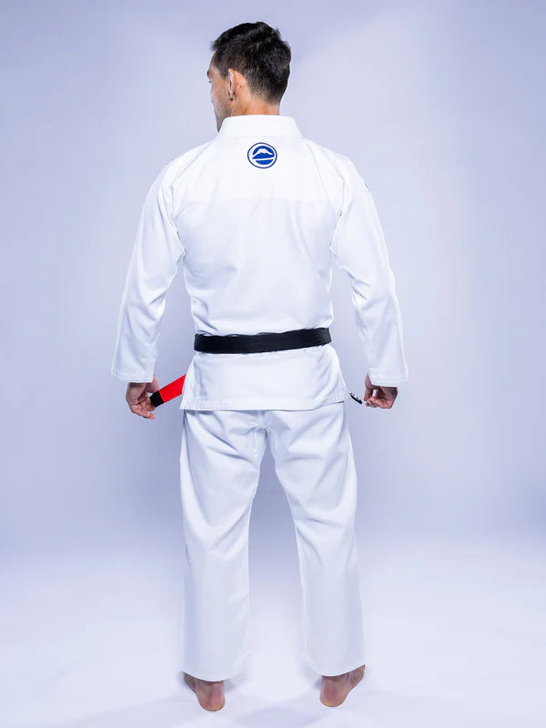 Baseline 2.0 BJJ Gi White & Navy by Fuji Sports