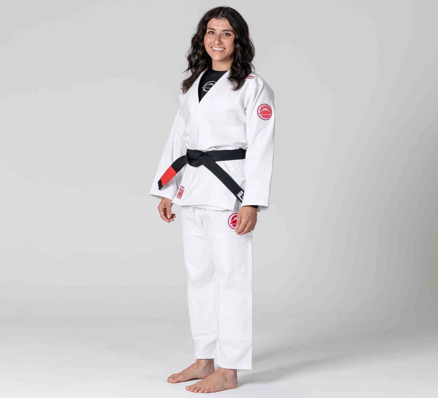Womens Competition BJJ Gi White by Fuji