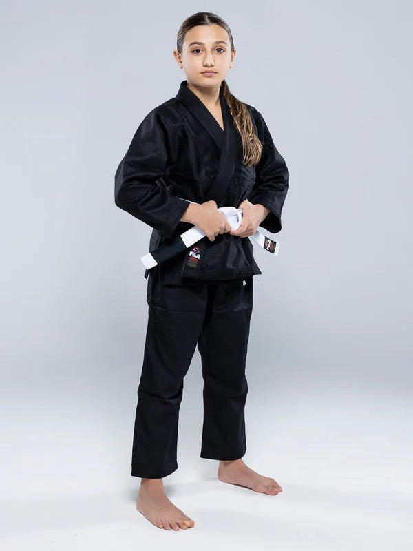 Uniforme de BJJ para niños Fuji - Negro