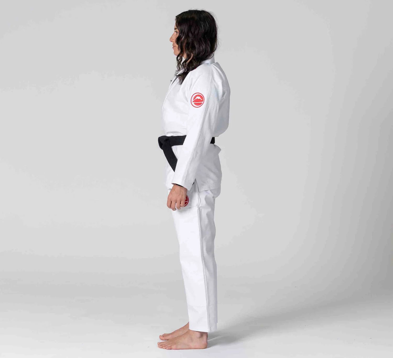 Womens Competition BJJ Gi White by Fuji