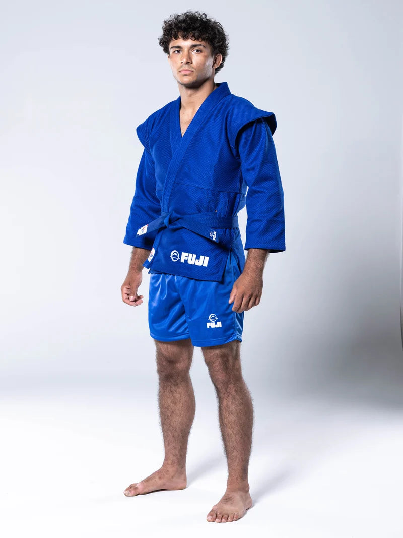 FIAS Sambo Kurtka Jacket Blue With Blue Belt by Fuji