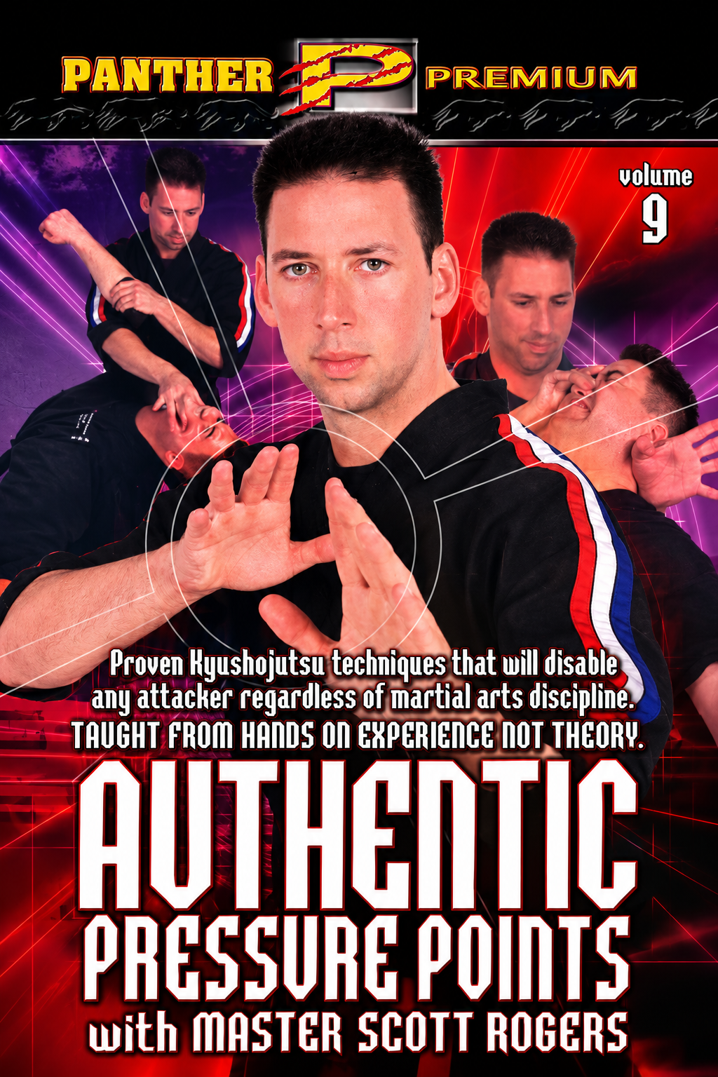 Authentic Pressure Points DVD 9: How to Attack Pressure Points Using Kicks by Scott Rogers (Preowned)