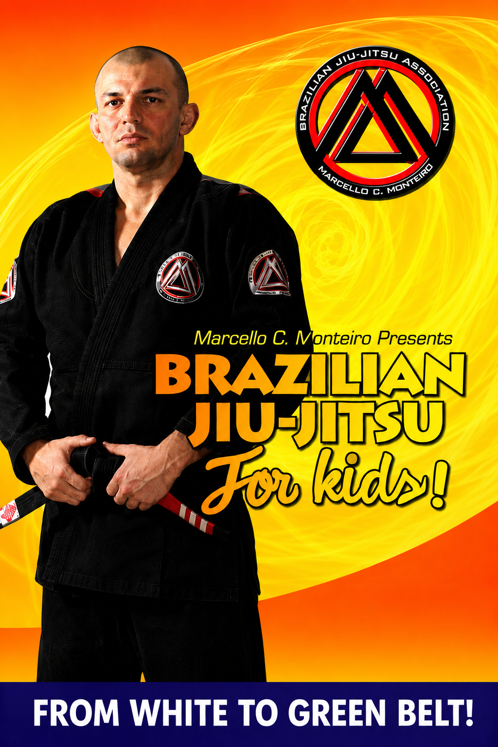 BJJ Curriculum for Kids 4 DVD Set with Marcello Monteiro