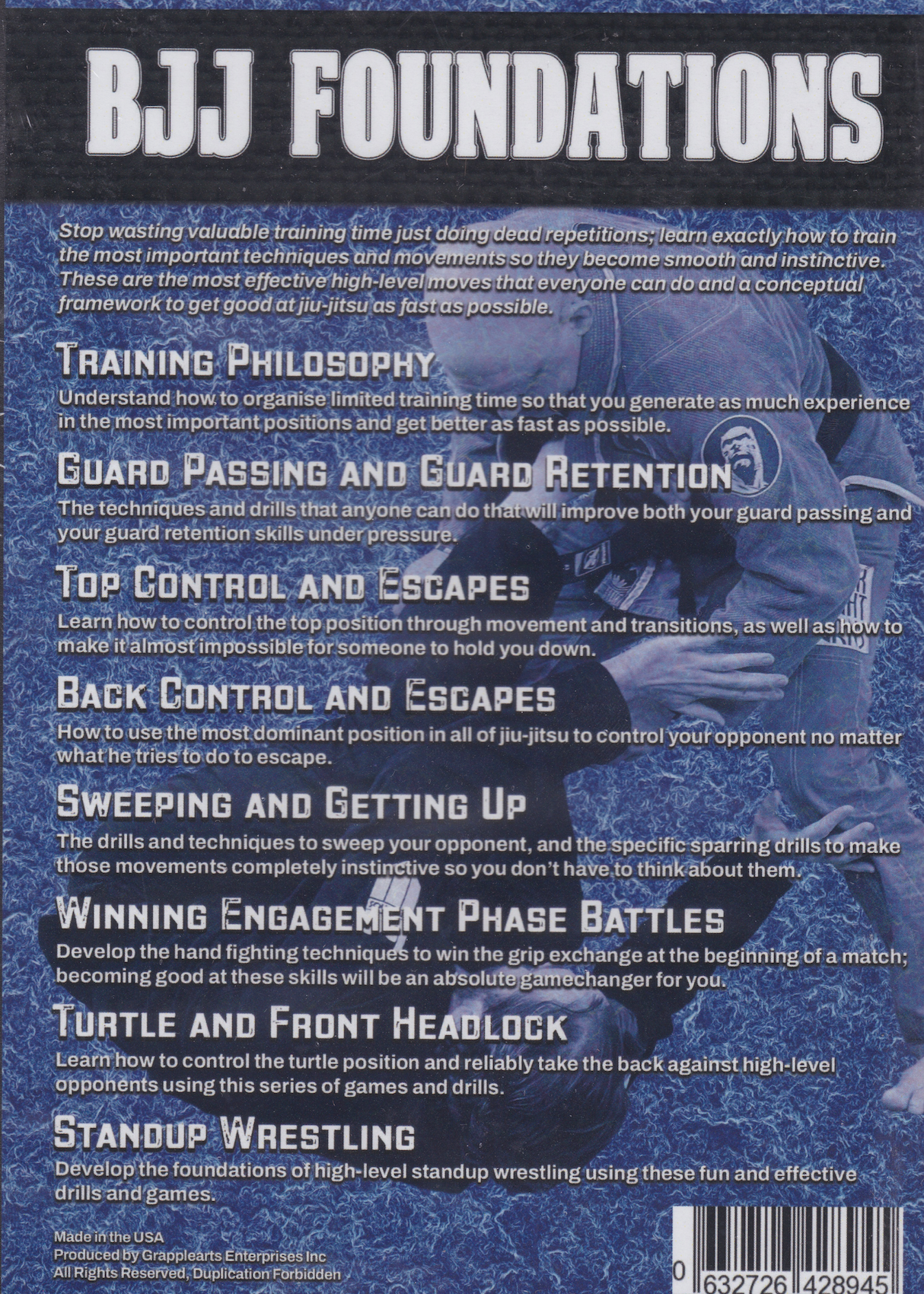 BJJ Foundations 5 DVD Set by Cal McDonald & Stephan Kesting