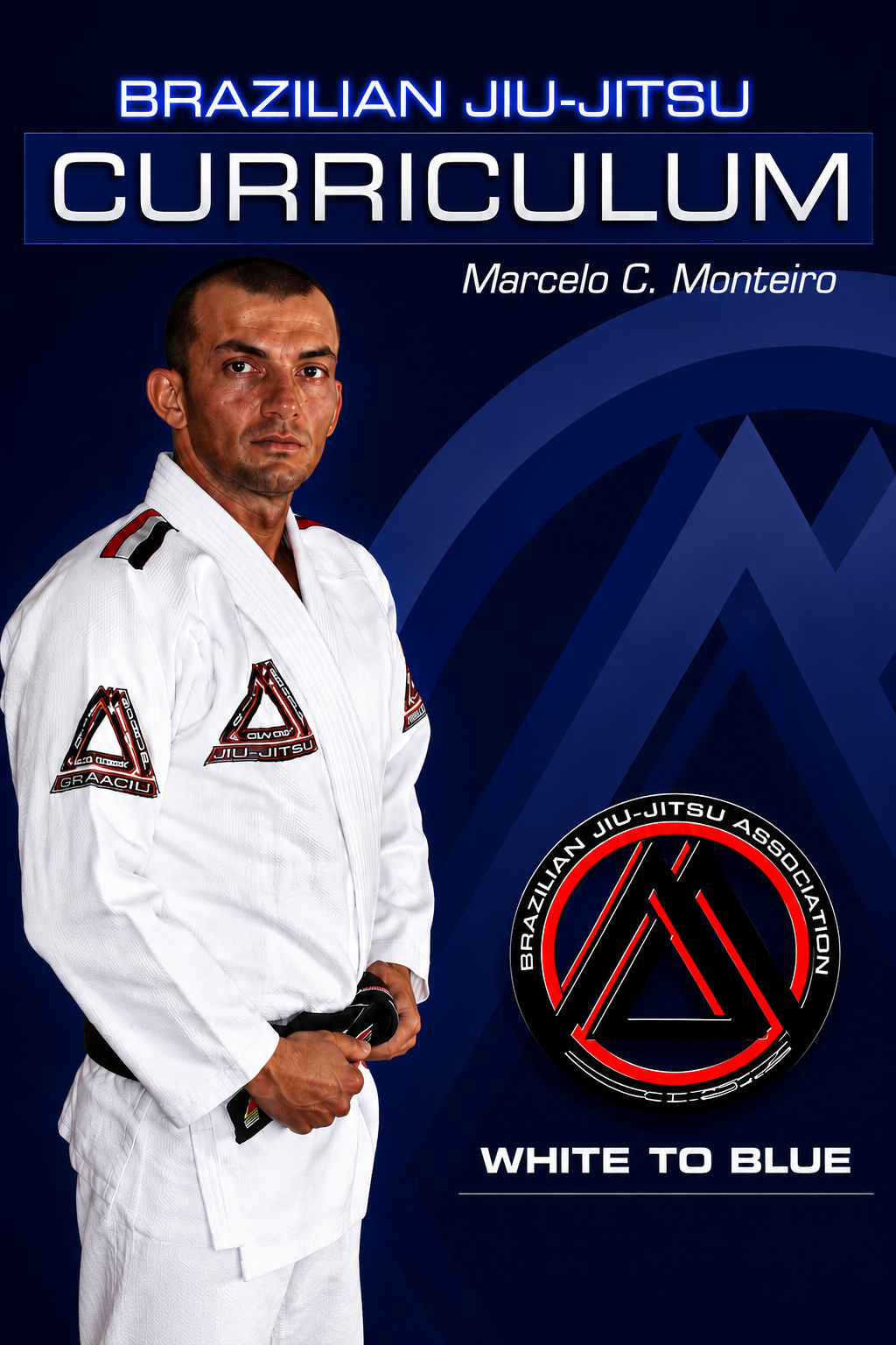 BJJ White to Blue Curriculum 4 DVD Set with Marcello Monteiro