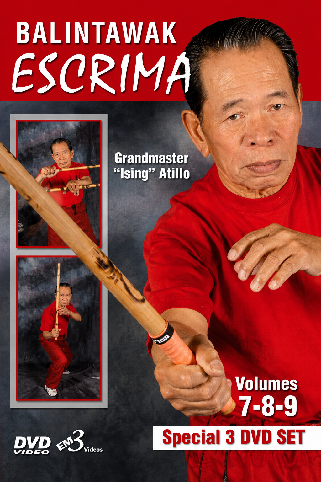 Balintawak Eskrima (Vol 7-9) 3 DVD Set with Ising Atillo