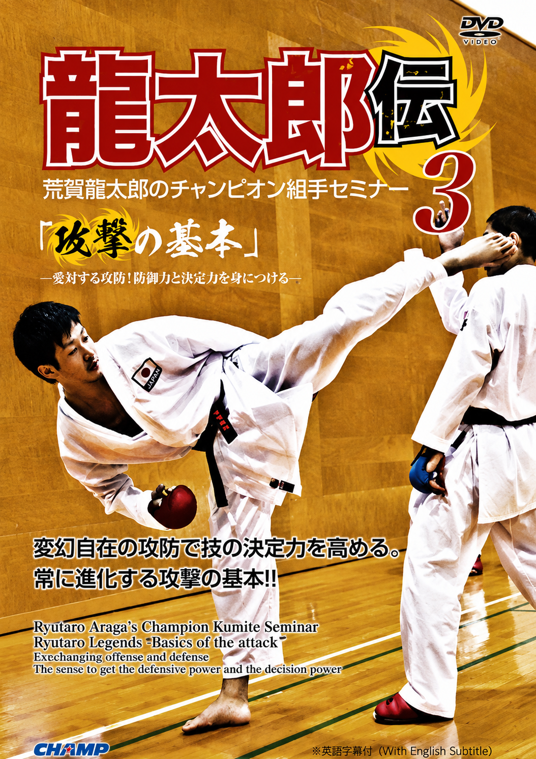 Basics of the Attack Karate Champion Kumite Seminar 3 DVD with Ryutaro Araga