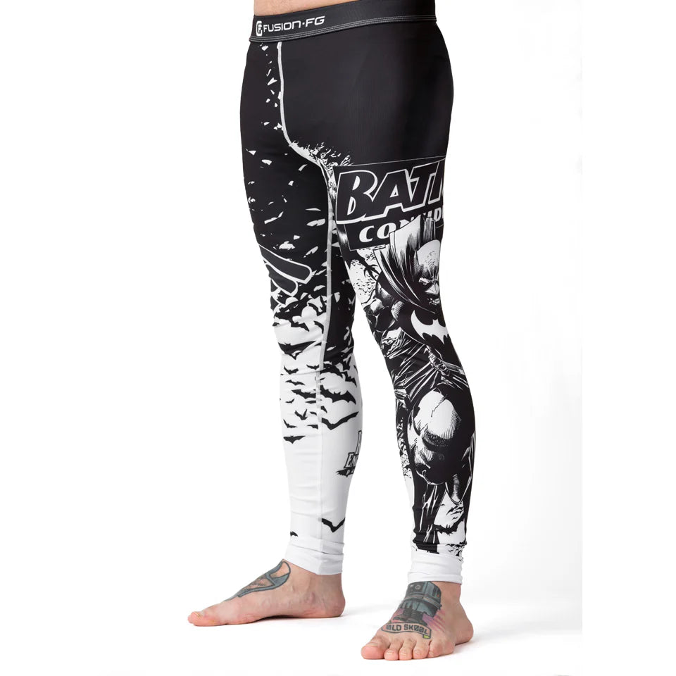 Batman Confidential Noir BJJ Spats (Officially Licensed)