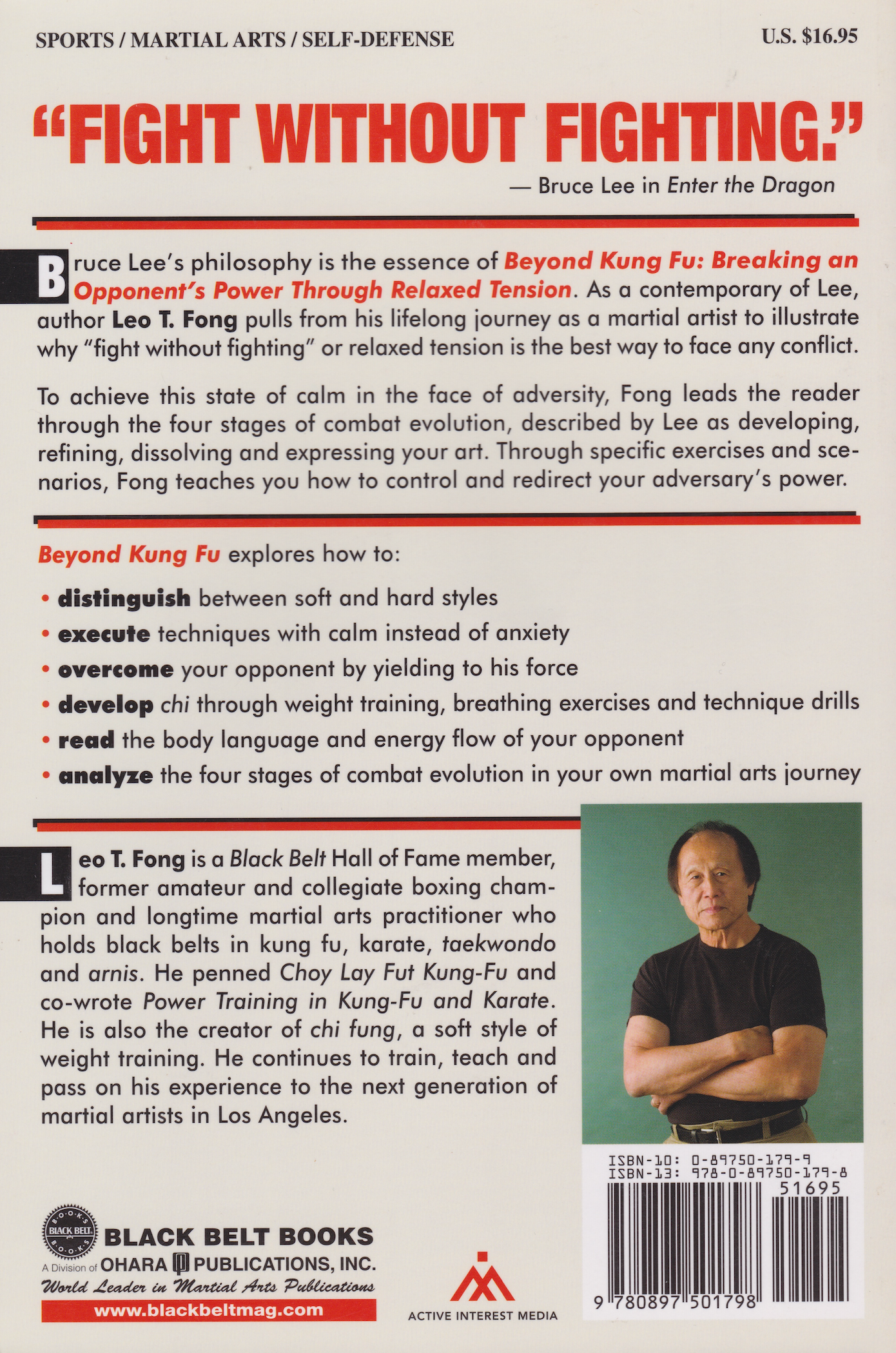Beyond Kung Fu: Breaking an Opponent's Power Through Relaxed Tension Book by Leo Fong