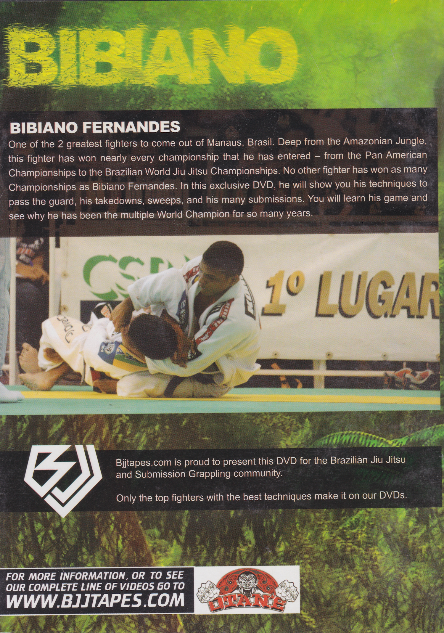 Bibiano Fernandes BJJ Instructional DVD (Preowned)