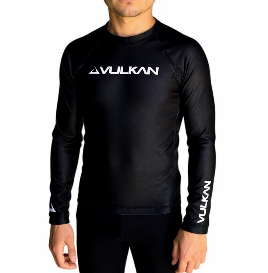 BLACKSHIELD Rashguard Long/Sleeve BLACK by Vulkan