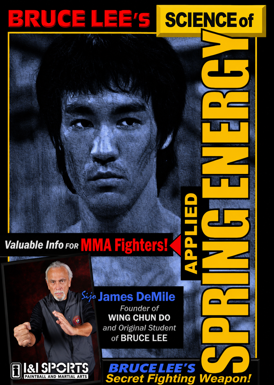 DVD La ciencia de la energía primaveral de Bruce Lee por James DeMile