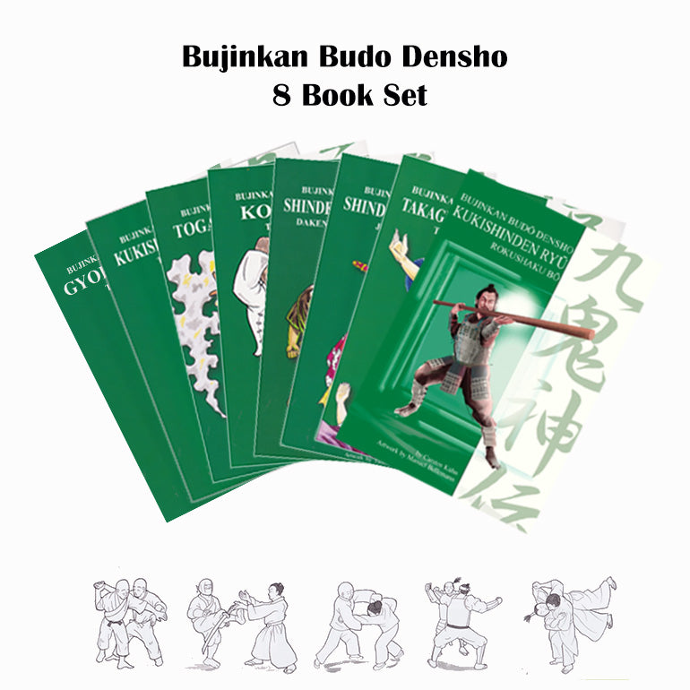 Bujinkan Budo Densho Complete 8 Book Set by Carsten Kuhn