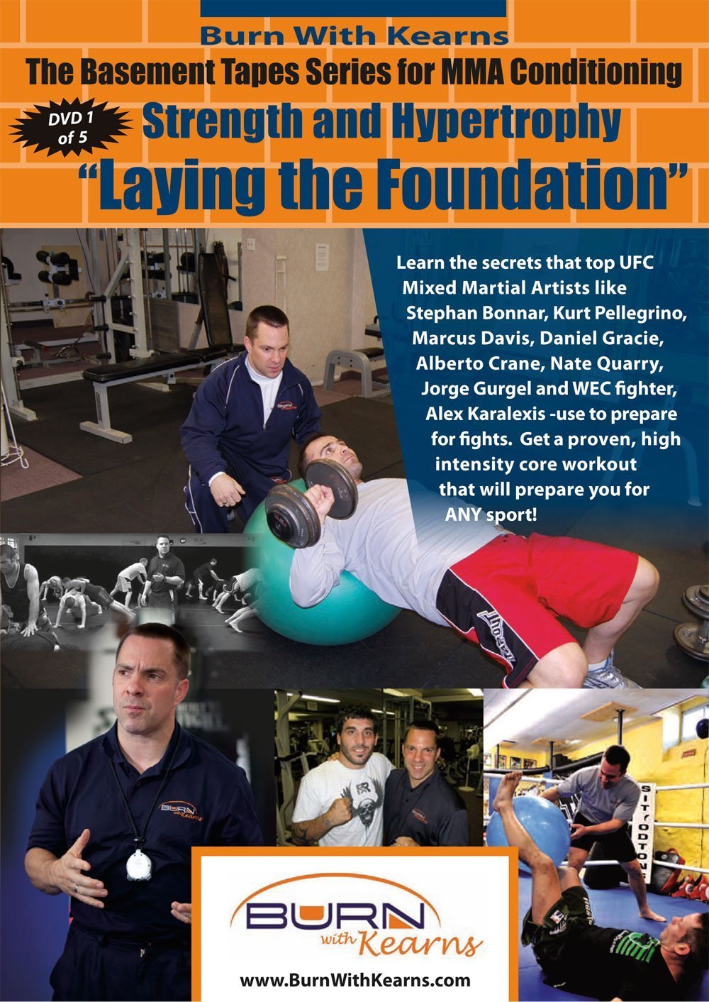 Burn with Kearns MMA Conditioning DVD 1: Strength & Hypertrophy by Kevin Kearns