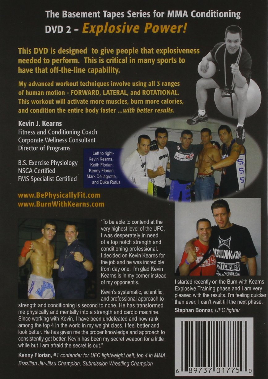 Burn with Kearns MMA Conditioning DVD 2: Explosive Power by Kevin Kearns (Preowned)