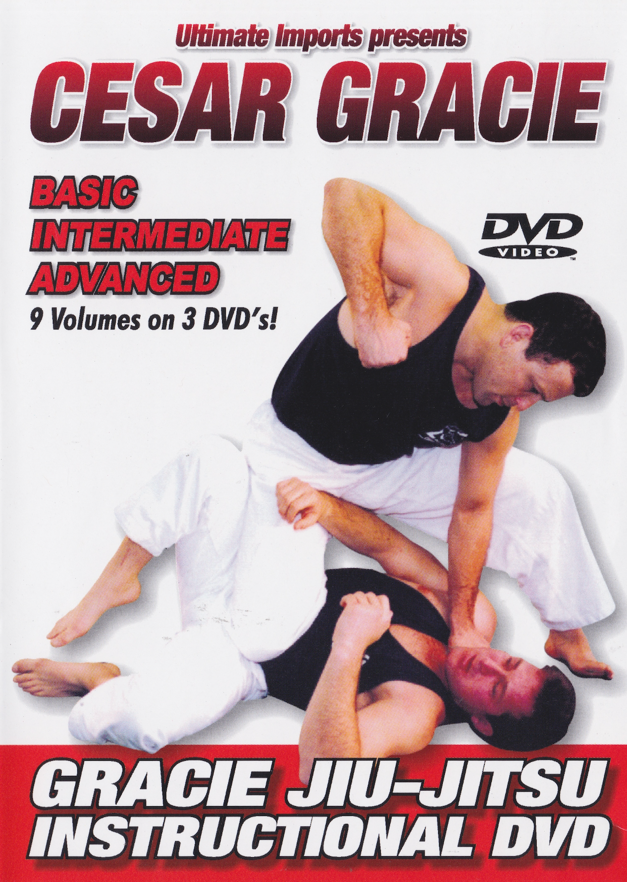 Cesar Gracie Jiu-jitsu Instructional 3 DVD Set (Preowned)
