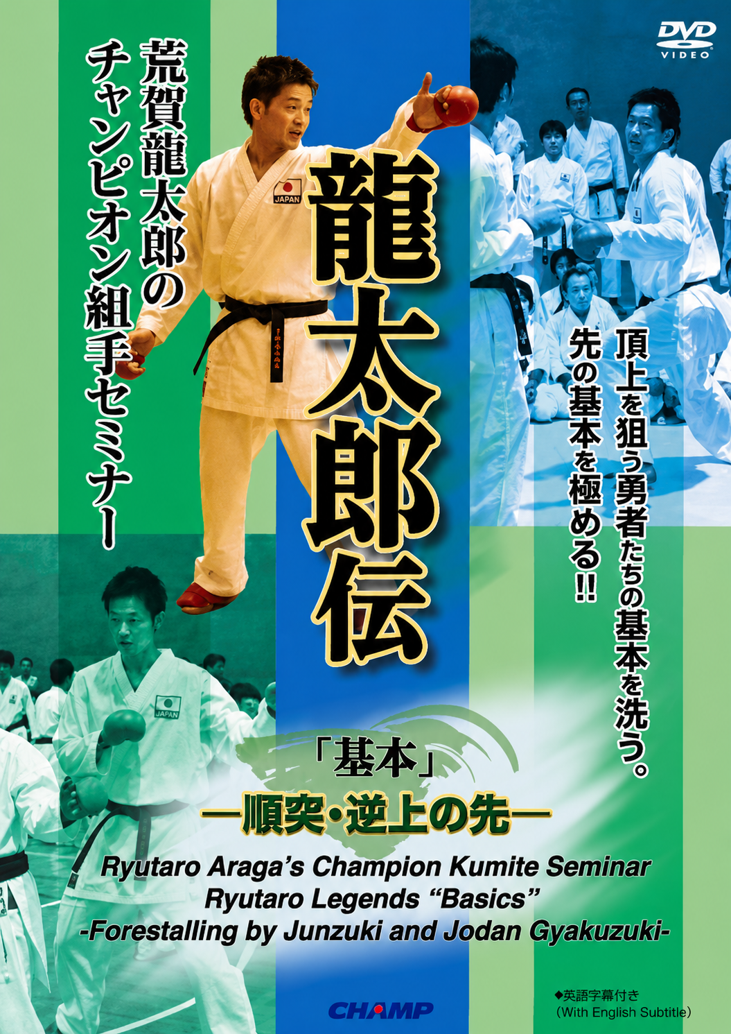 Campeón Karate Kumite Seminario 1 DVD con Ryutaro Araga