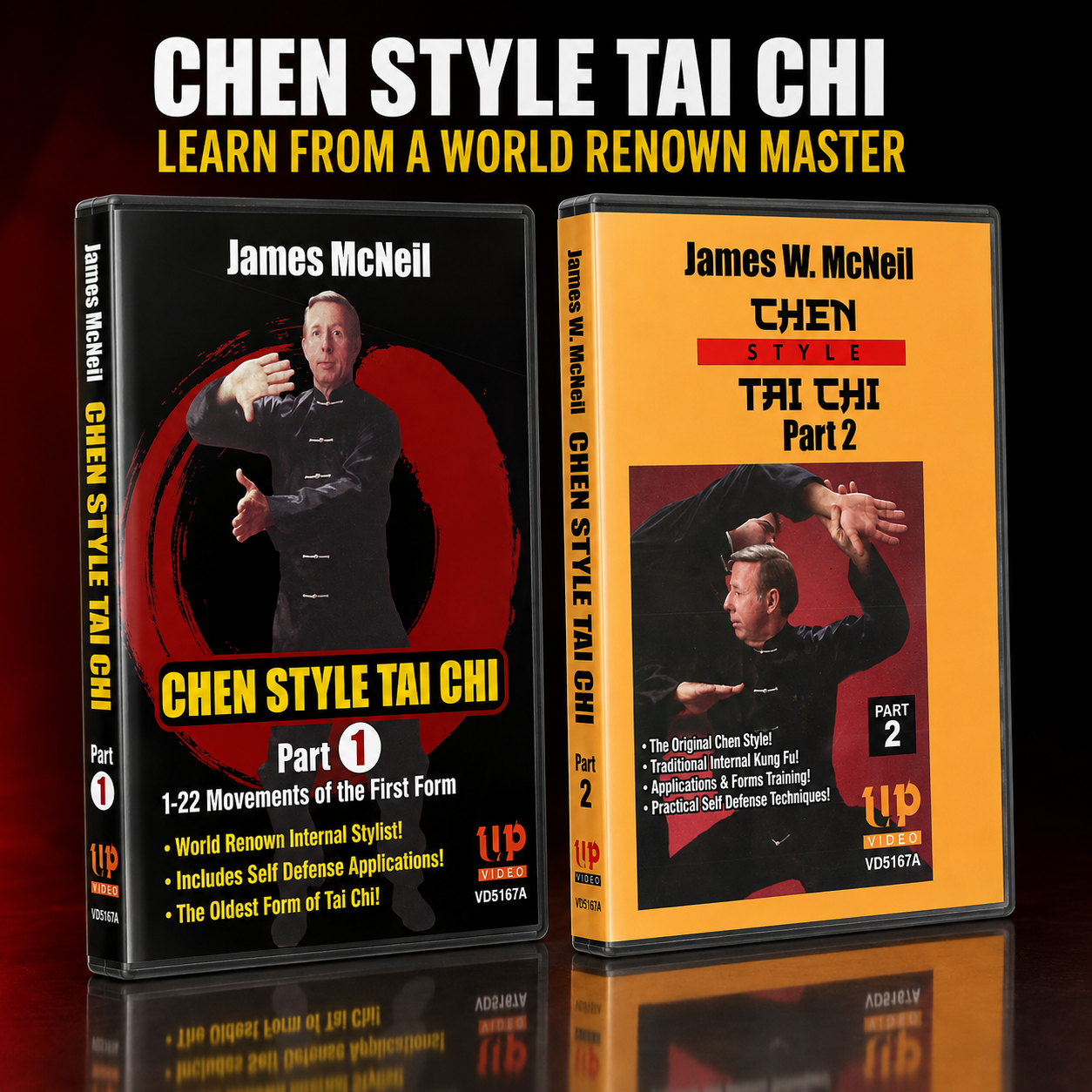 Chen Style Tai Chi Chuan 2 DVD Set by James McNeil