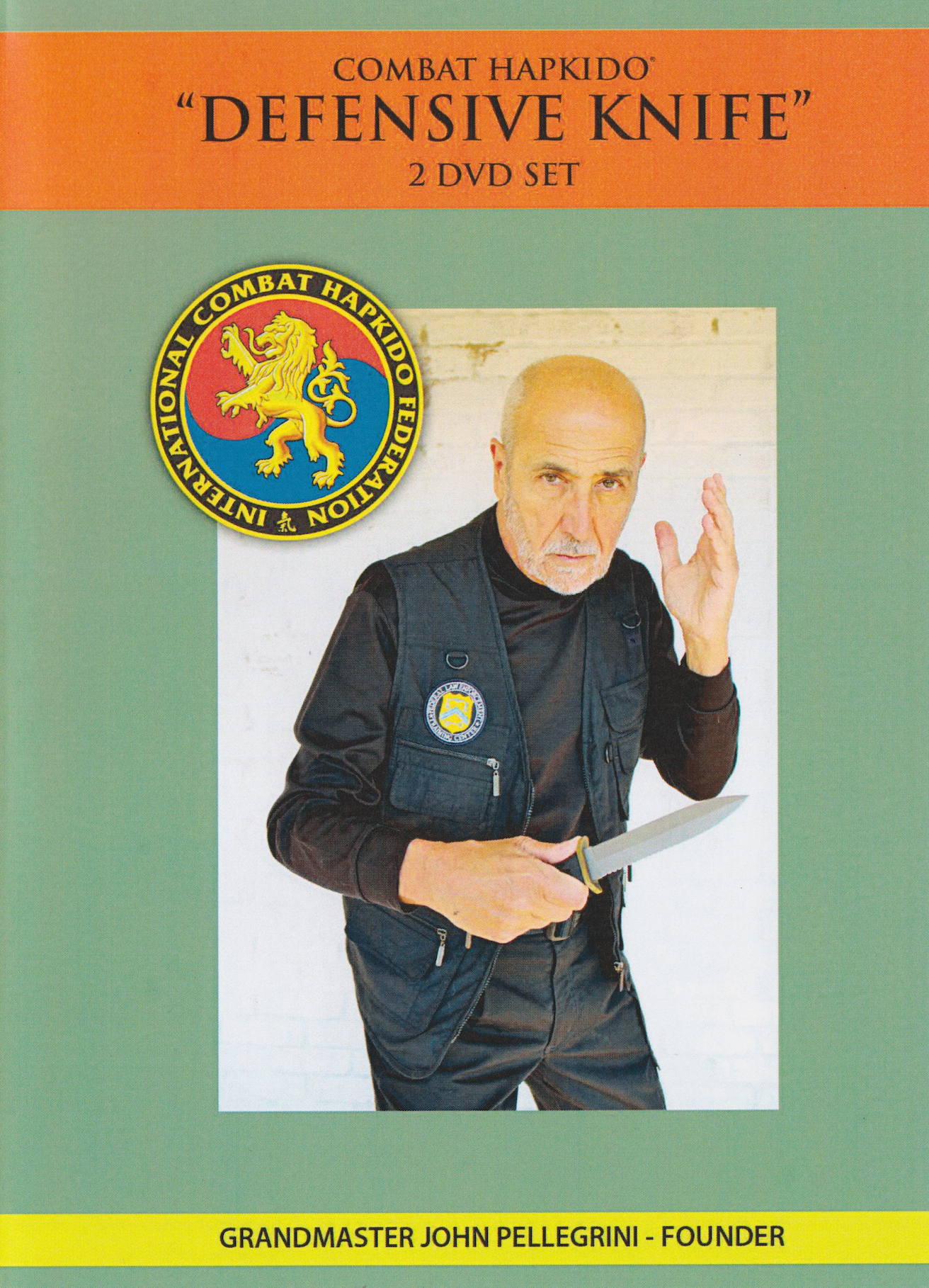 Combat Hapkido Defensive Knife 2 DVD Set by John Pellegrini