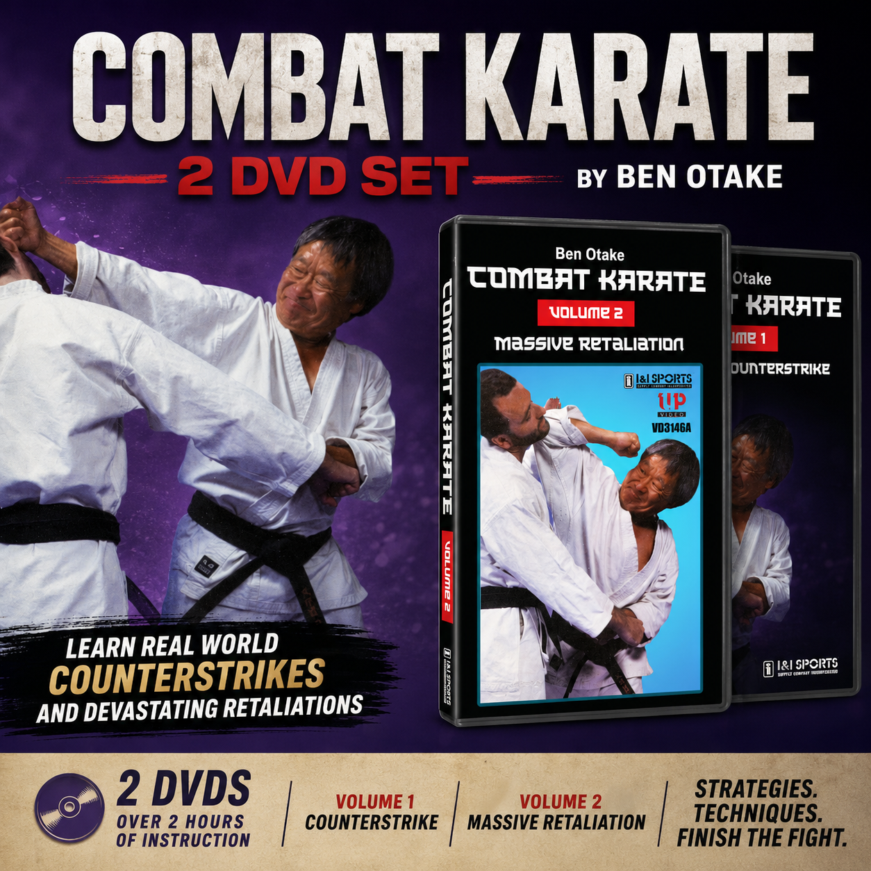Combat Karate 2 DVD Set by Ben Otake