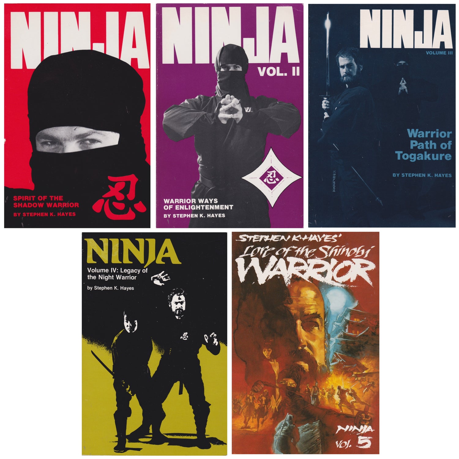 Ninja 5 Book Set by Stephen Hayes (Preowned)