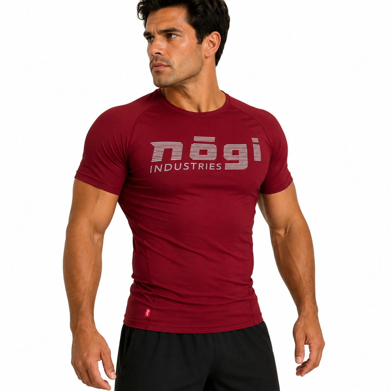 Core Short Sleeve Rash Guard - MERLOT RED by Nogi Industries