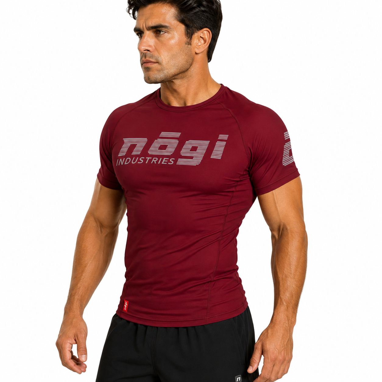 Core Short Sleeve Rash Guard - MERLOT RED by Nogi Industries